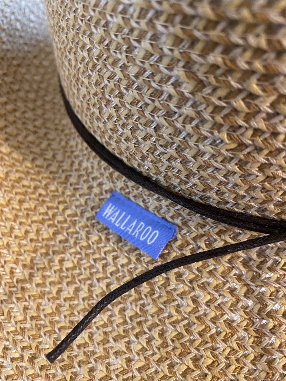 Wallaroo Hat Company Women’s Sierra Raffia Straw Sun Hat, Wide Brim - Picture 5 of 8
